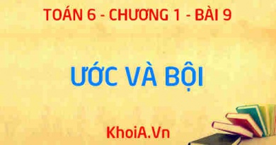 Ước là gì? Bội là gì? Cách tìm Ước và Bội của 1 số - Lý thuyết Toán 6 bài 9